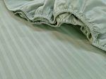 Pilkšvai mėtinis juostuotas satinas 02